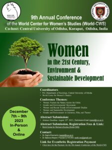 9th Annual Conference of the World-CWS